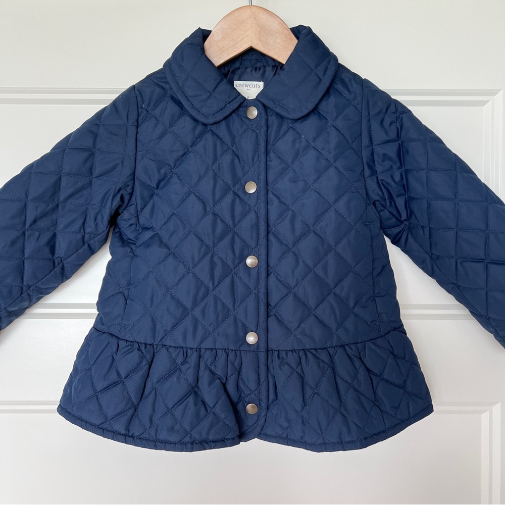 Crewcuts Navy Quilted Kids Jacket